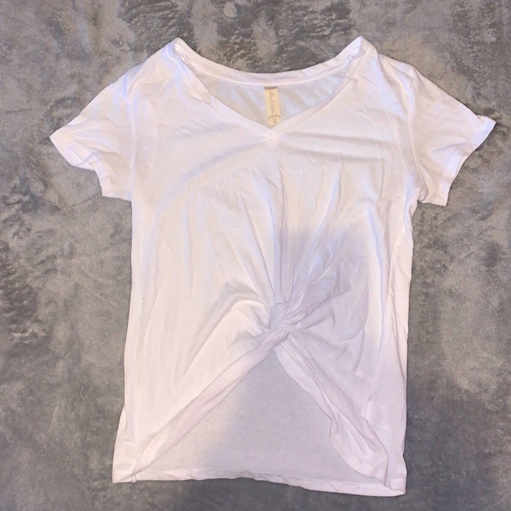 Altr’d State knot white tshirt